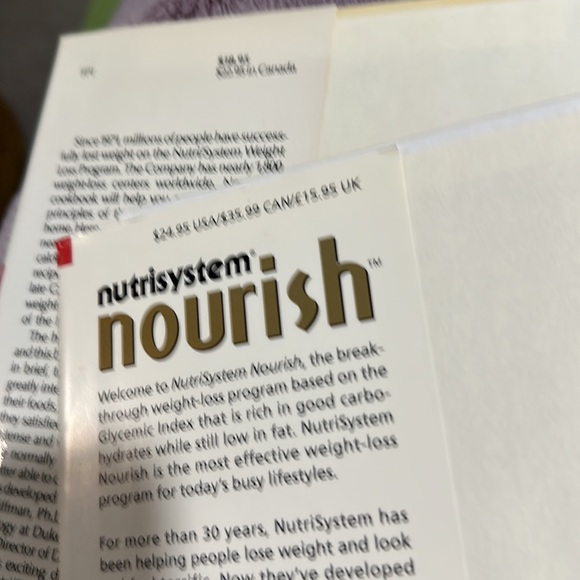 DONATED - Two Nutrisystem Books - Picture 8 of 9